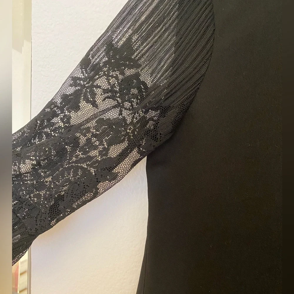 NWOT-Black Lace Dress - Picture 2 of 8